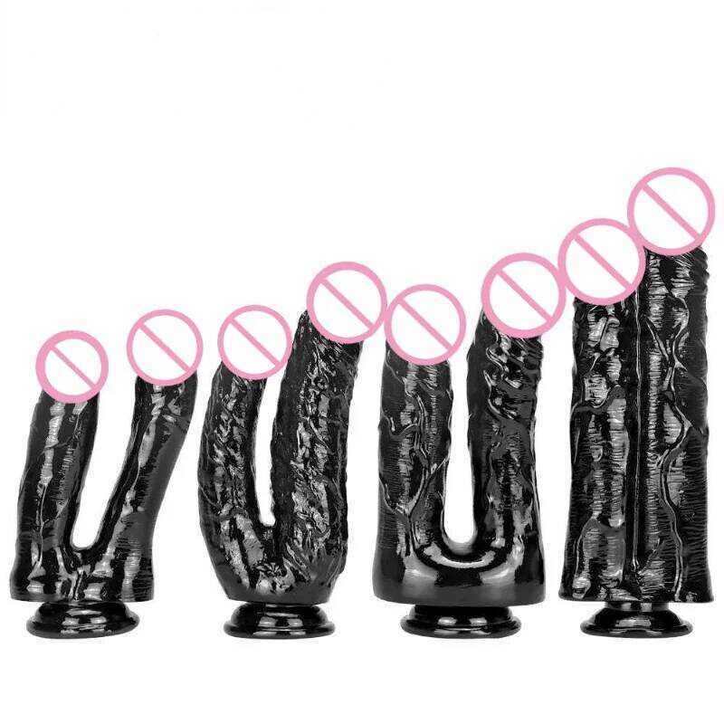 lesbian-double-dildos-suction-cup-realistic-dildo-big-butt-plug-vagina