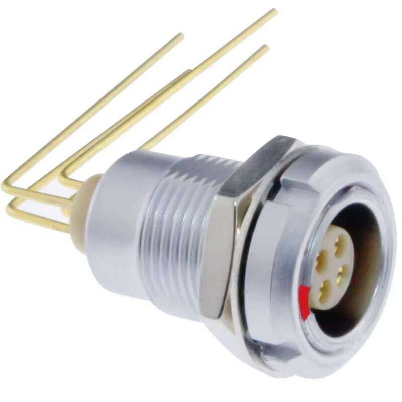 ECG 00 Series 302 3 4 Core PCB Pin M7 90 Degree Angle Aviation Mother ...