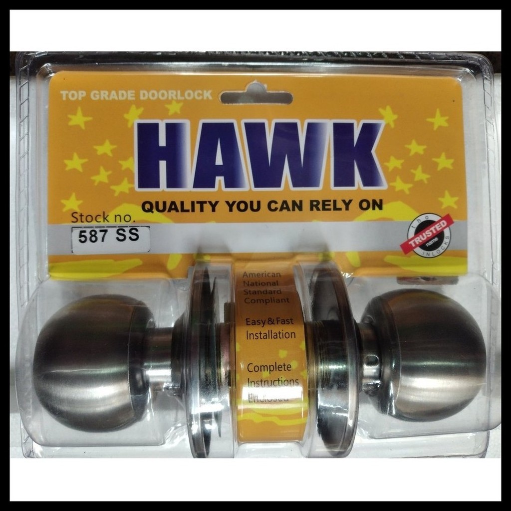 Hawk Door Knob Dooknob Stainless | Shopee Philippines