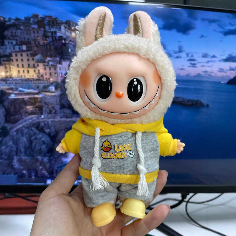 ss-Border 〆drq ♛ Labubu Doll Clothes 17Cm Plush Doll Clothing Cute Set ...