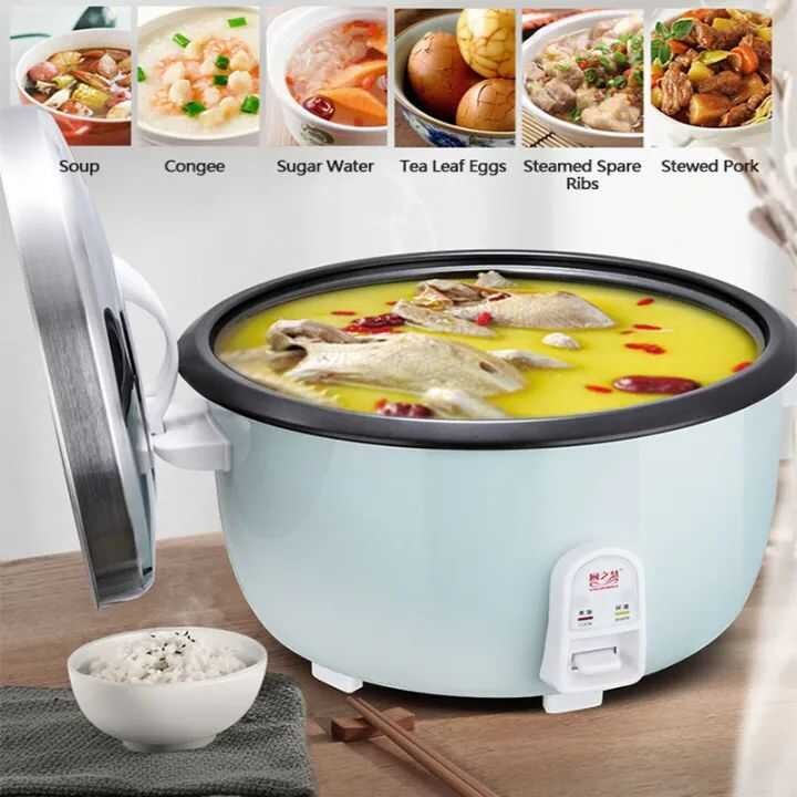 EVOLVE Rice Cooker 1.8/8L/10L 23L Large Capacity Canteen Non Stick Rice ...