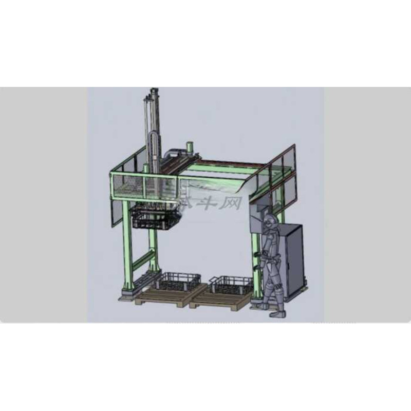 Large Truss Unloading Rack Full Set, Grabbing Manipulator Drawings CAD ...