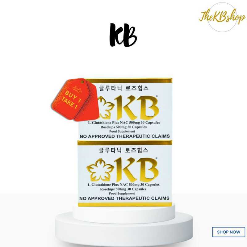 L-Glutathione Plus KB NAC Rosehips 500Mg 30 Capsules BUY TAKE 1 165