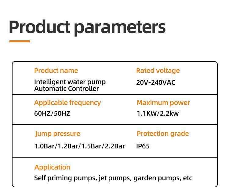 1100W 220V Automatic Pump Control Switch Water Booster & Self-Priming ...