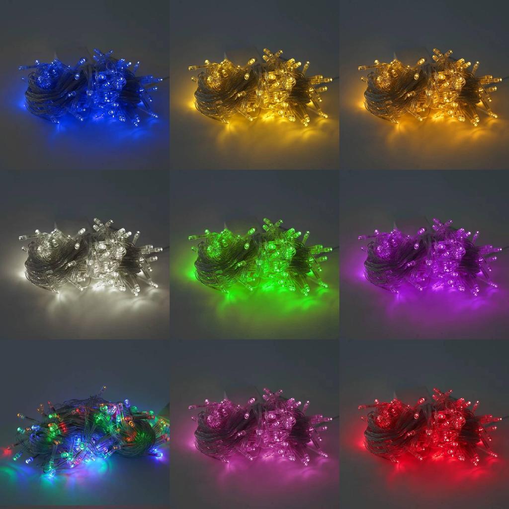 Batterypowered String Led Lights With Manual Control Events For Festive ...