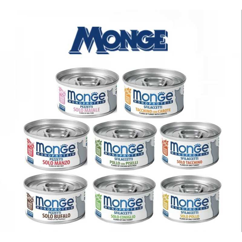 Monge Monoprotein Wet Flakes Cat Food 80 Grams Set Of 1 9A1 | Shopee ...