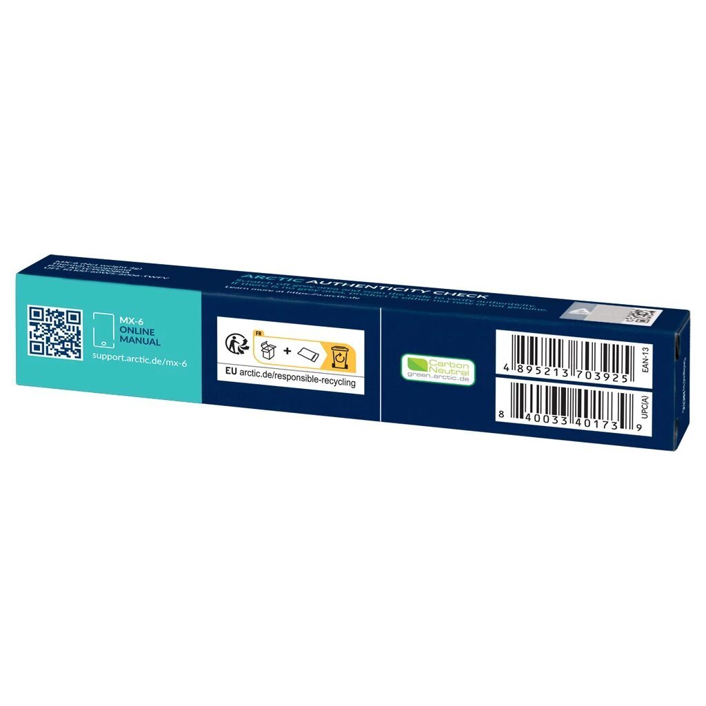ARCTIC MX-6 Ultimate Performance Thermal Paste for CPU Graphic Cards ...