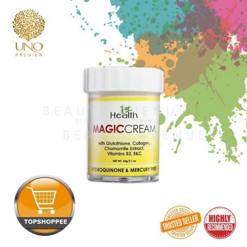 Uno Magic Cream Glutathione, Collagen Chamomile Extract, Vitamin B3 E ...