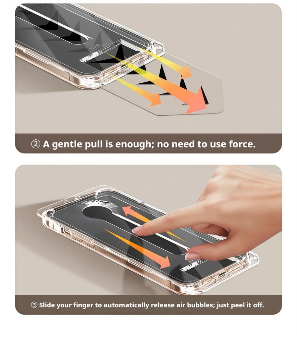 NEW Dust-proof design 17 Series Quick Install Tempered Glass for IPhone ...