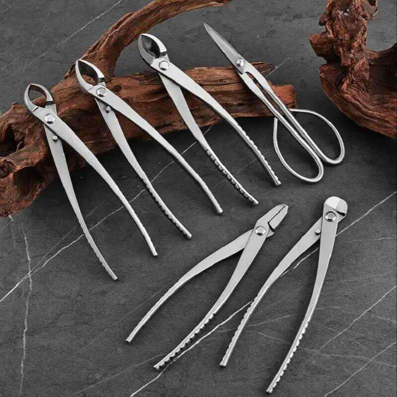 Carbon Steel Garden Bonsai Tools Tree Branch Pruner Wire Cutter 21Cm ...