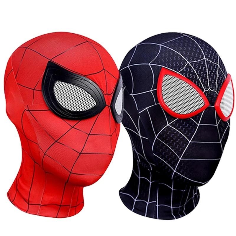 Spiderman Masks Full Face Cover Miles Morales Gwen Stacy Iron Spider ...