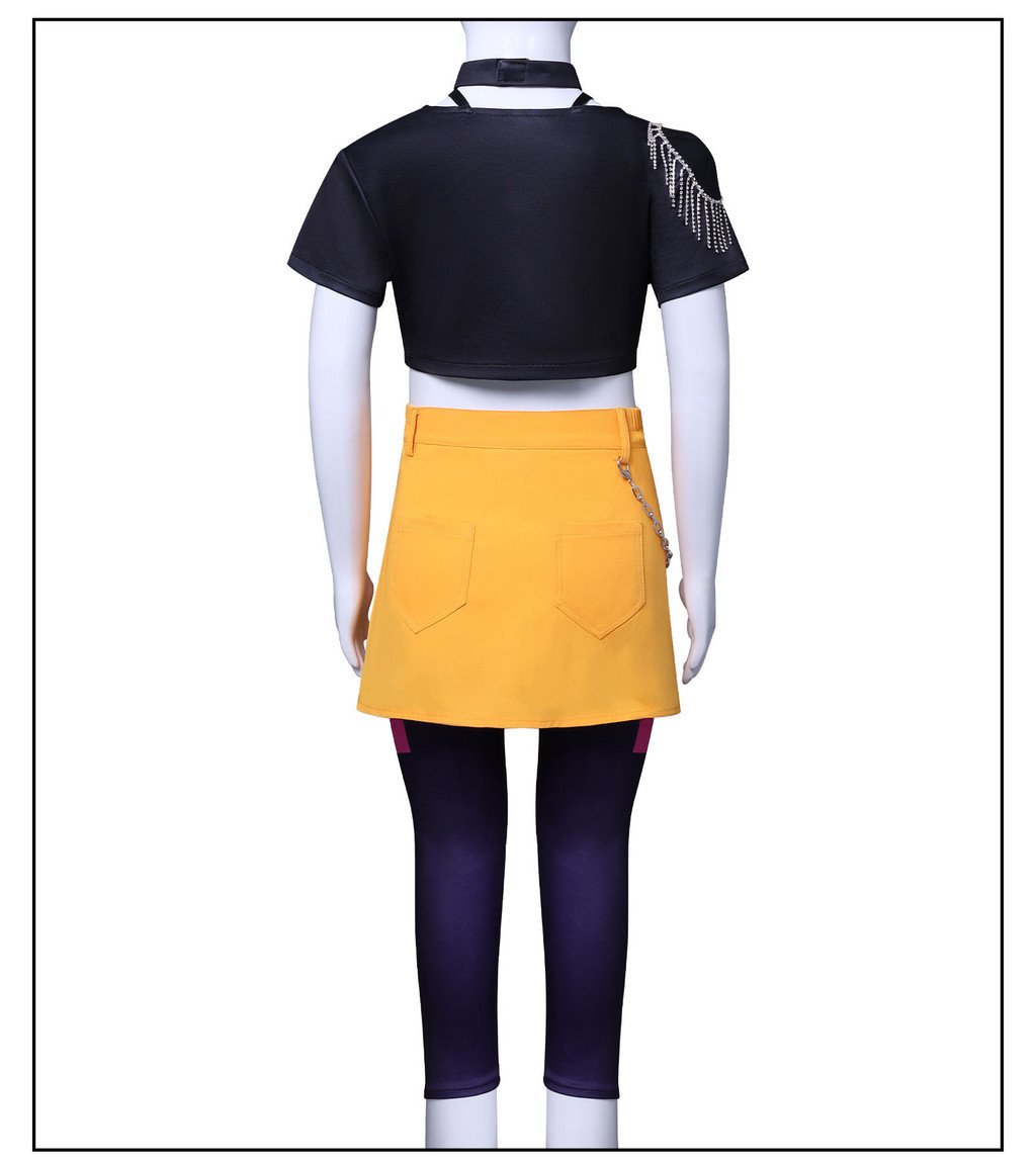 Anime KPop Demon Hunters Rumi Zoey Cosplay Costume Mira Uniform Huntrix ...