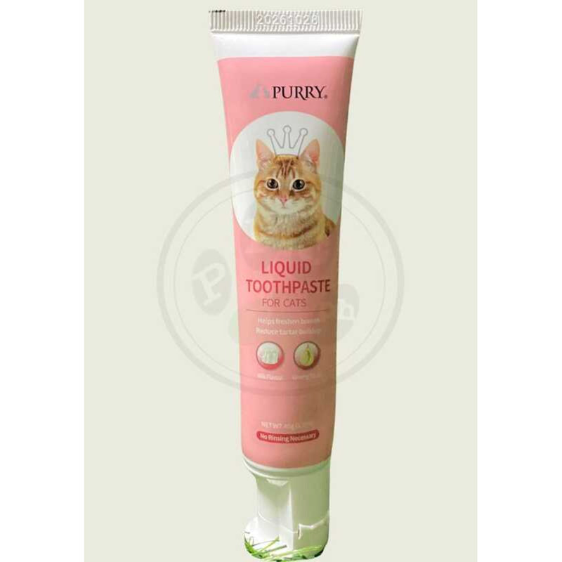 Purry Cat Liquid Toothpaste Milk Flavor 45G 061 | Shopee Philippines