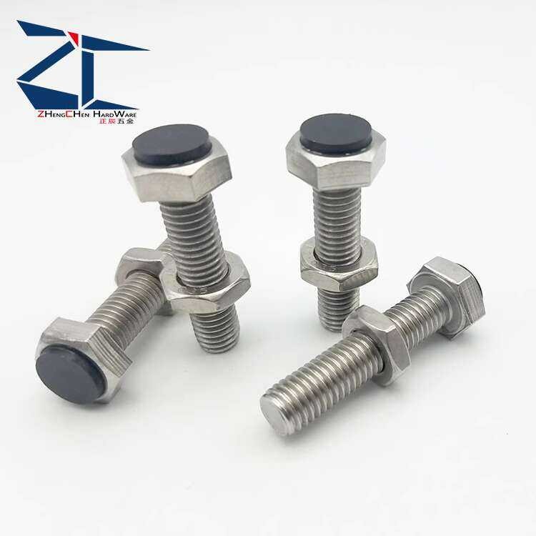 TDB71 Anti-Collision Pressure Block Buffer Rubber Head External Hex ...