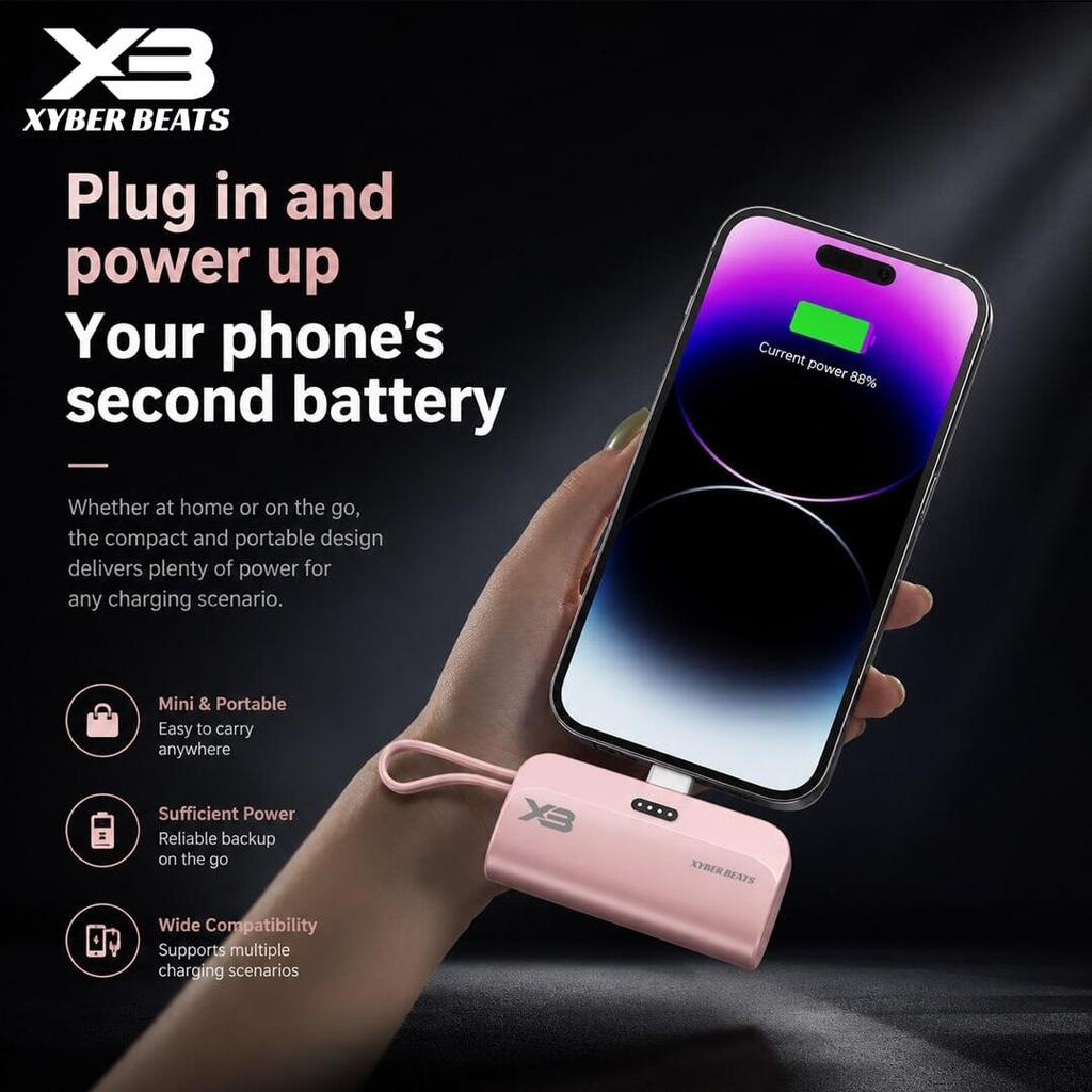 PowerCore Mini 3000mAh Mini Power Bank 20W Fast Charge Type C Lightning ...