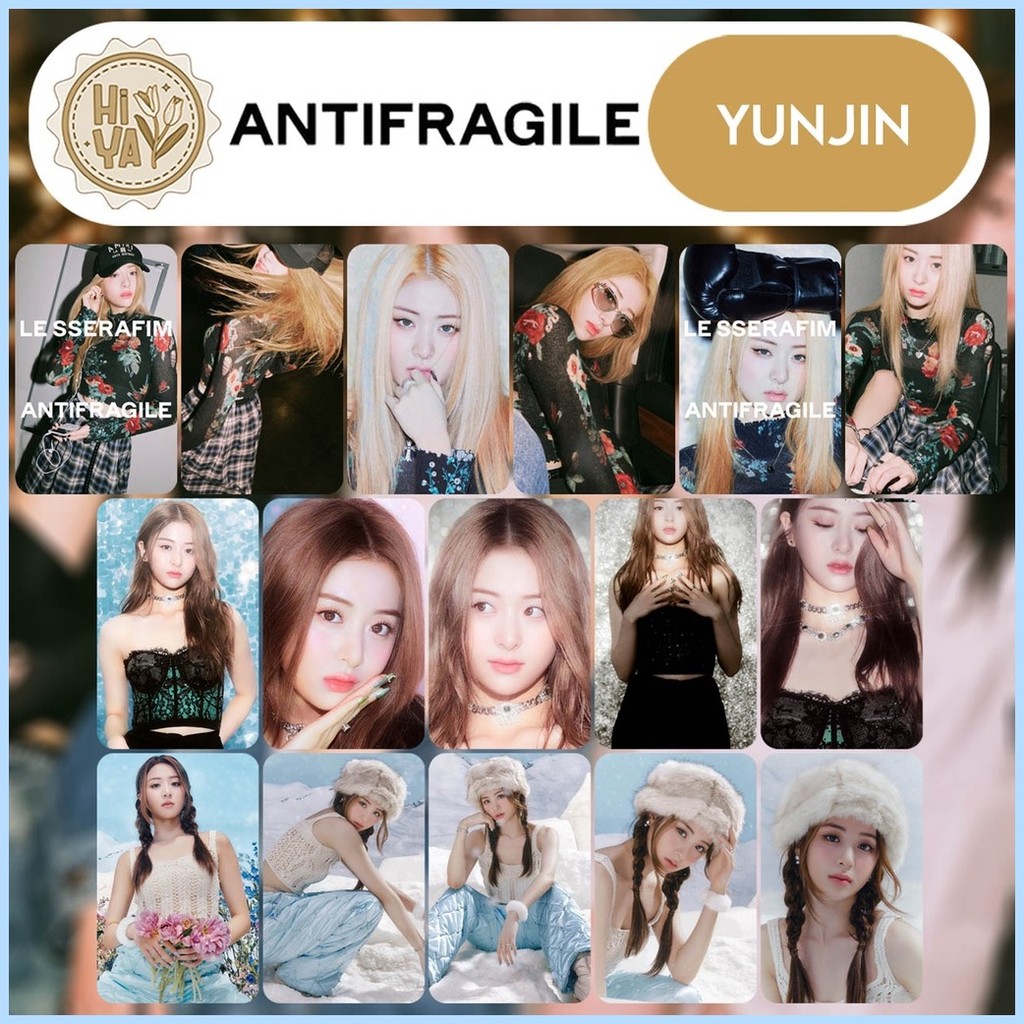 ◩ [UNOFFICIAL] LE SSERAFIM Antifragile Concept Photocard Set