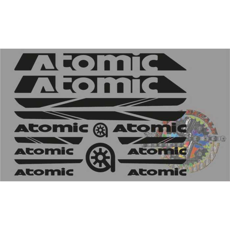 ATOMIC BIKE FRAME DECALS B5e 30D | Shopee Philippines