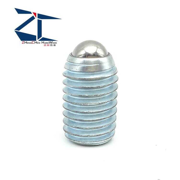 ZAC02 Heavy-Duty Hex Socket Head Plunger with Threaded Spring Steel ...