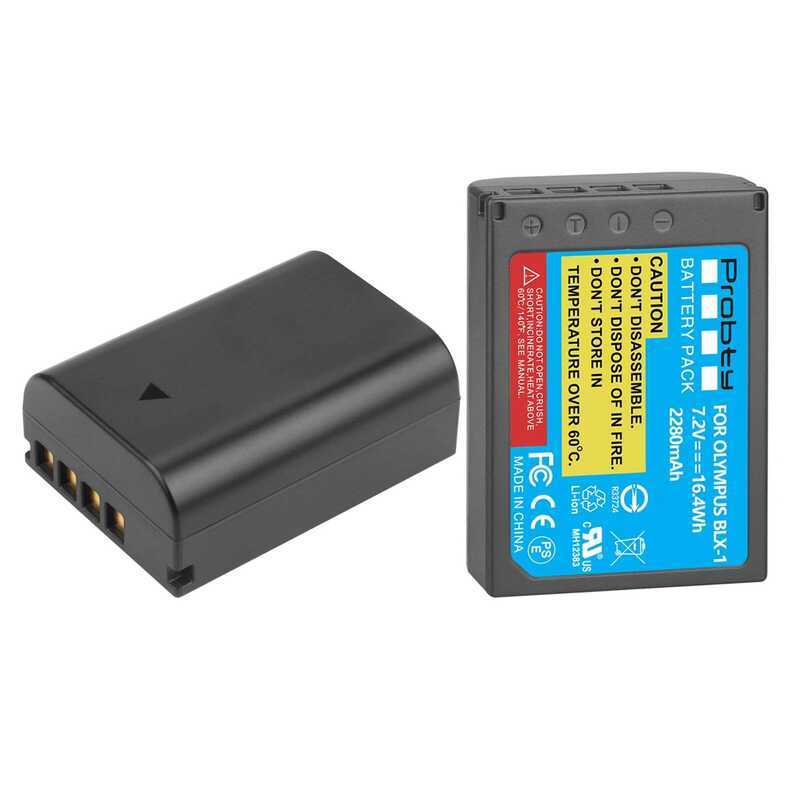 2280Mah 84 Blx-1 Blx1 Battery For Olympus OM System Om-1, Om-1 Mark Ii ...