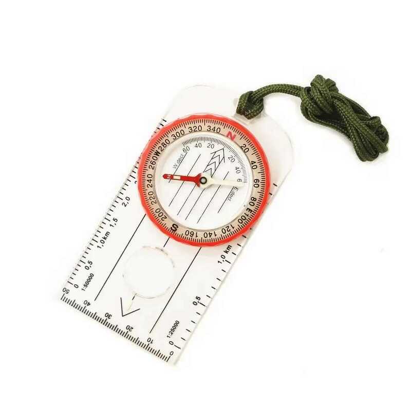 Kits Mini Orienteering Thumb Survival Guiding Tool Ruler Map Reading ...
