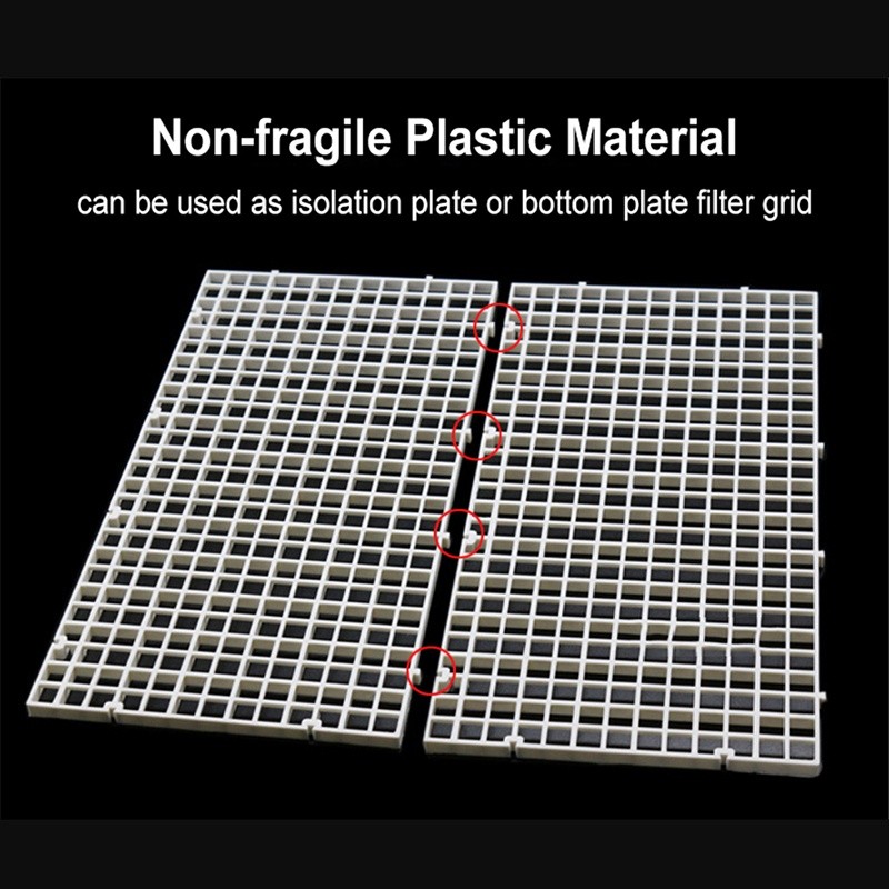 Fish Tank Isolation Plate Upper Cover Net Bottom Filter Grid Bracket ...