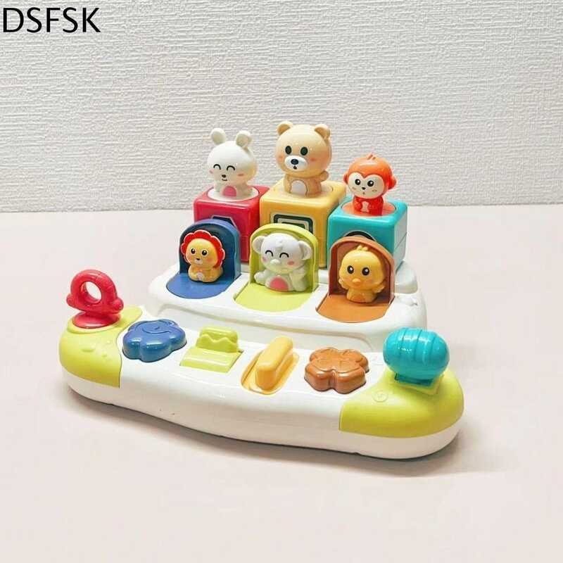 DSFSK Hide And Seek Peekaboo Switch Box ABS Color Sorting Interactive ...