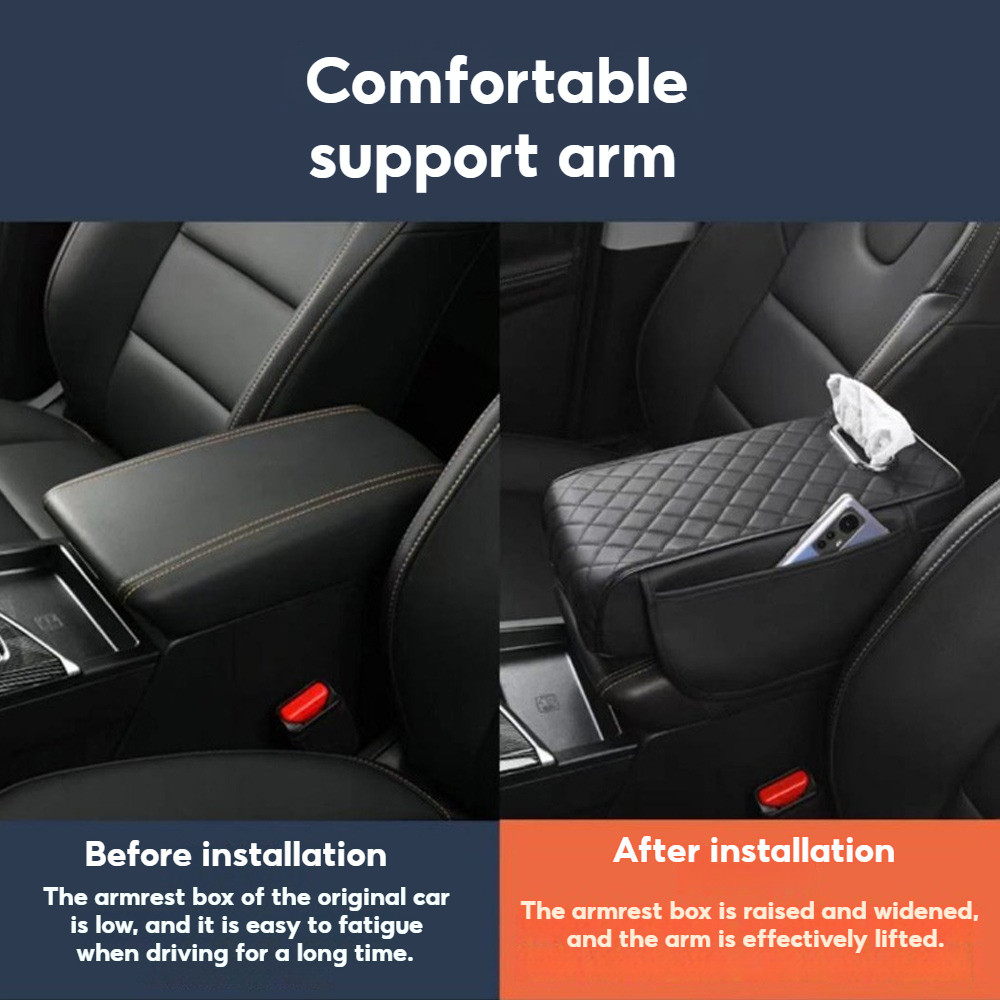 New General armrest box pad height increasing pad car mounted height ...