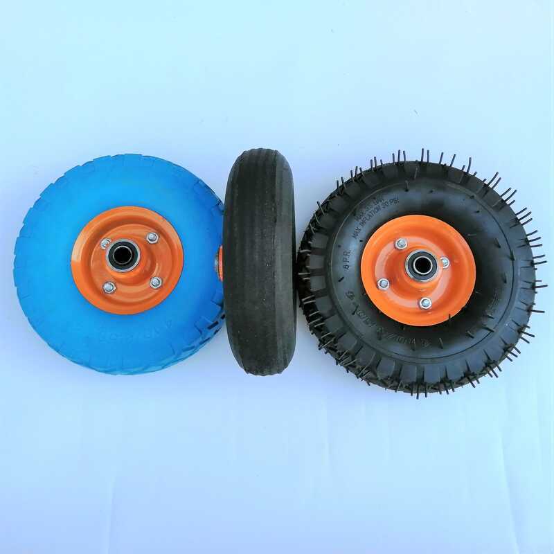Caster Universal Inflatable Foam Solid Industrial Single Wheels Offset ...