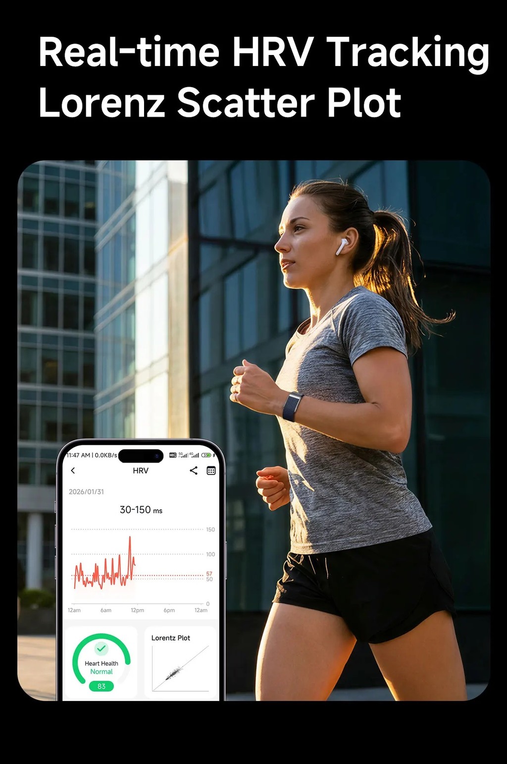 2026 New LOOP LIFE Screenless Fitness Tracker Band ECG+HRV SpO2 Sport ...