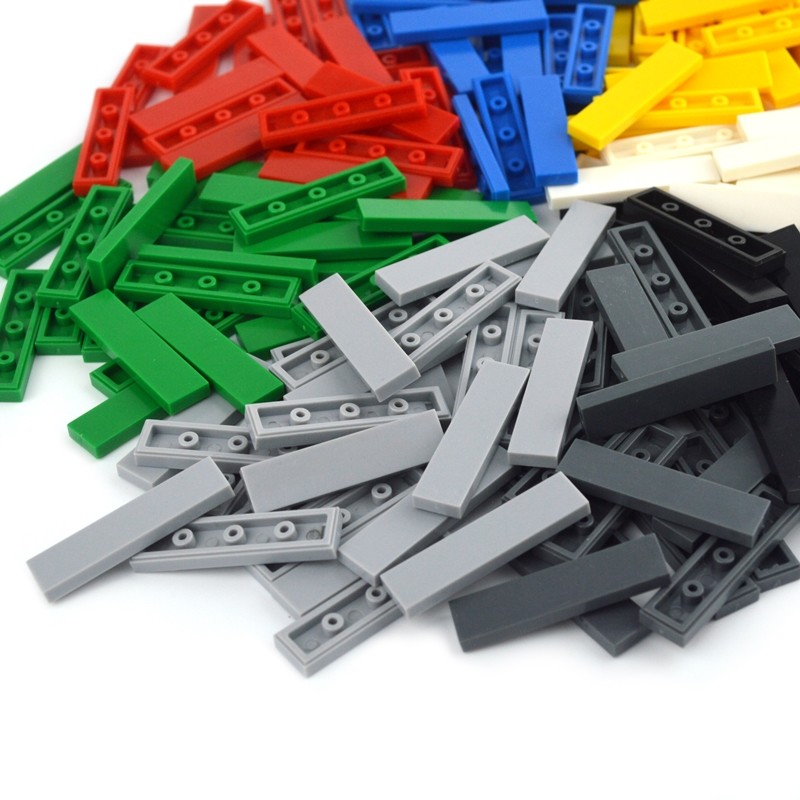 80pcs 1x4 Educational Creative Size MOC DIY 2431 Building Blocks Figure ...