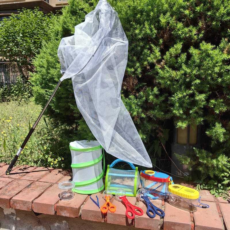 Butterfly Catching Insect Collecting Net Observation Bottle Breeding ...
