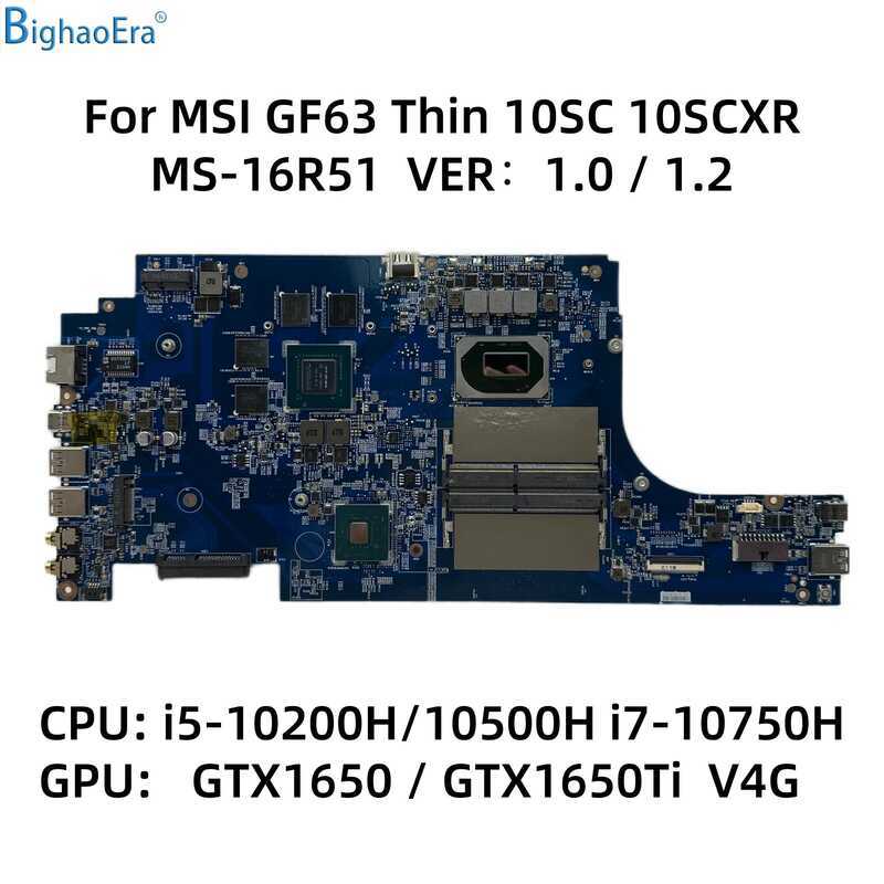MS-16R51 2.0 carte mère pour MSI GF63 mince 10SC MS-16R5 carte mère d