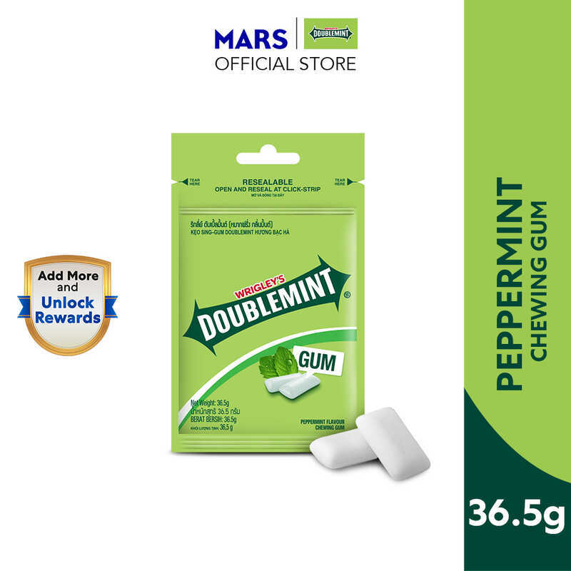 COD Doublemint® Peppermint Gum Candy Resealable 25S | Best-Selling ...