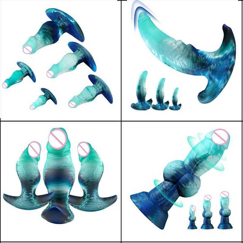 Newly Developed Monster Dildo Fantasy Anal Dildo Wearable Anal Plug  Buttplug Sex Toy For Women Men | Shopee Philippines