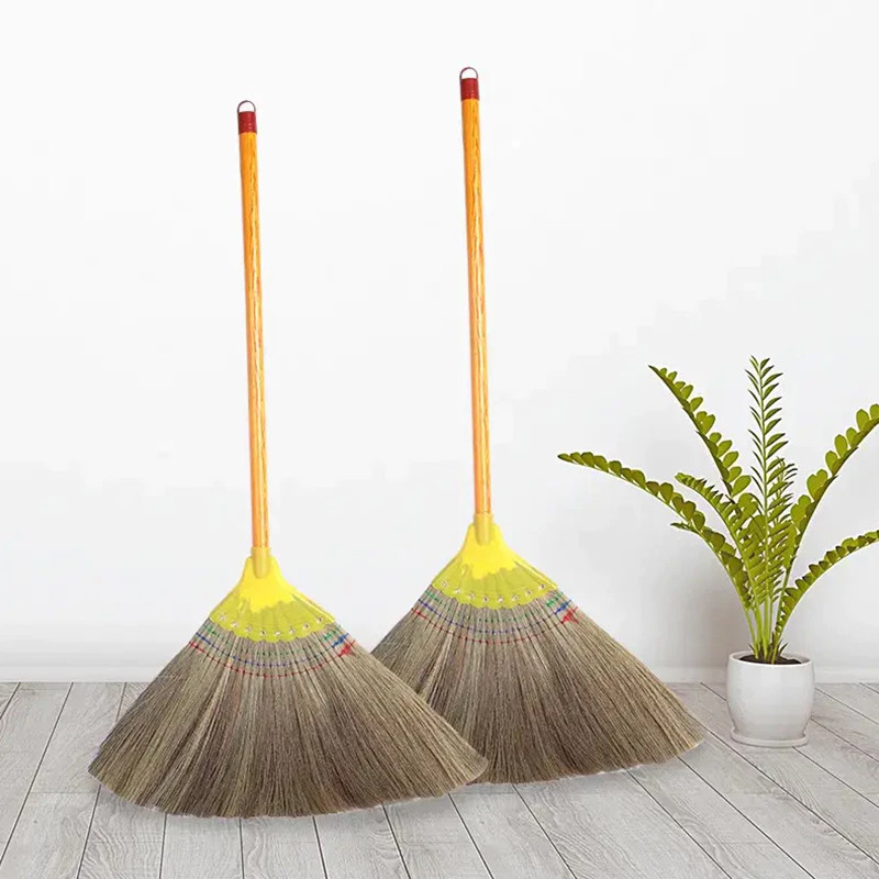 ALLGOOD Miscanthus Broom Natural Material Walis Tambo Floor Sweep ...