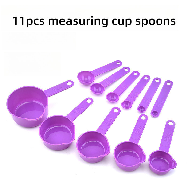 11pcs Measuring Spoon and Measuring Cup Set Colorful Measuring Spoon ...