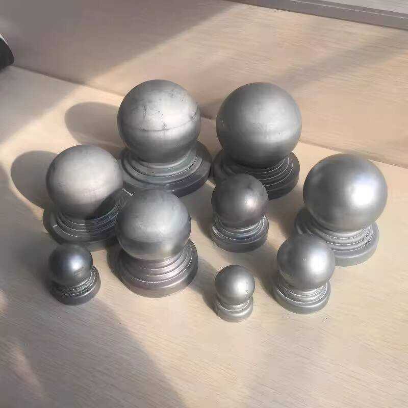 Iron Art Railing Decorative Accessories Round Square Tube Column Head ...