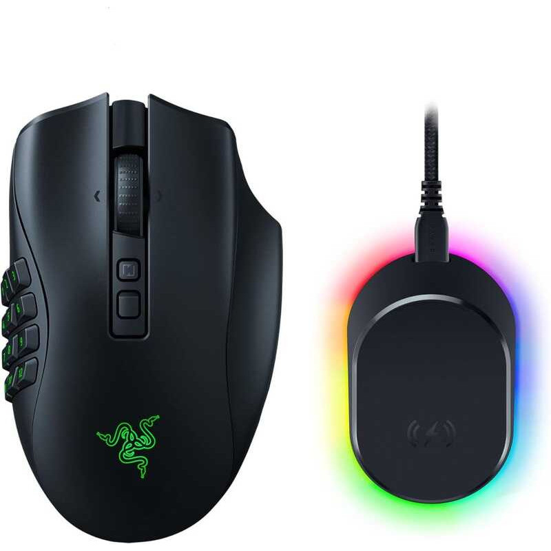 Naga V2 MMO Gaming Razer Mouse Dock Pro With Wireless Charging Puck ...