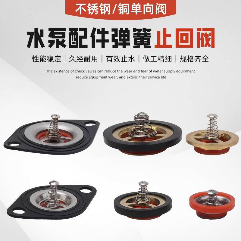 ☑♥ Self-Priming Booster Pump Copper Check Valve Water Pump Accessories ...