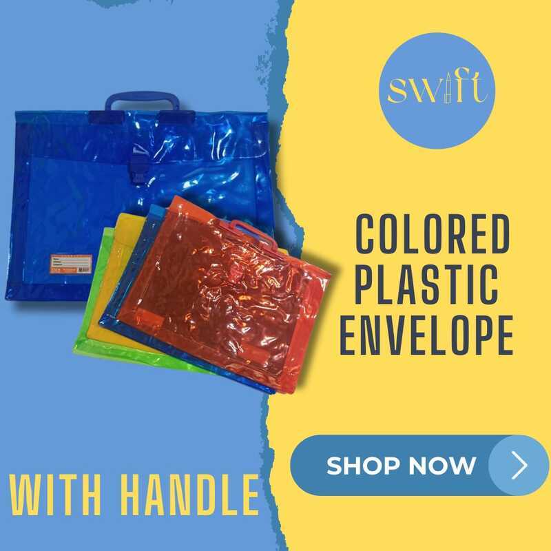 Colored Expanded Plastic Envelope With Handle | Red, Blue, Yellow ...