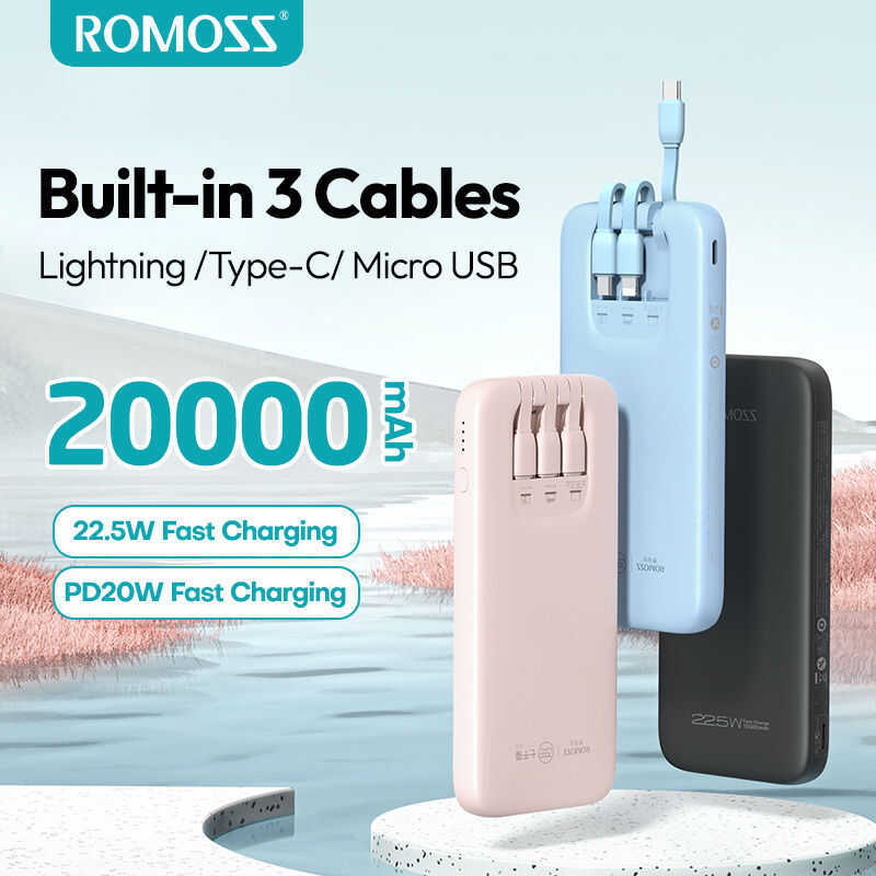 000Mah Romoss Powerbank 22.5W Fast Charging Power Ban Phc20/Pac20 ...