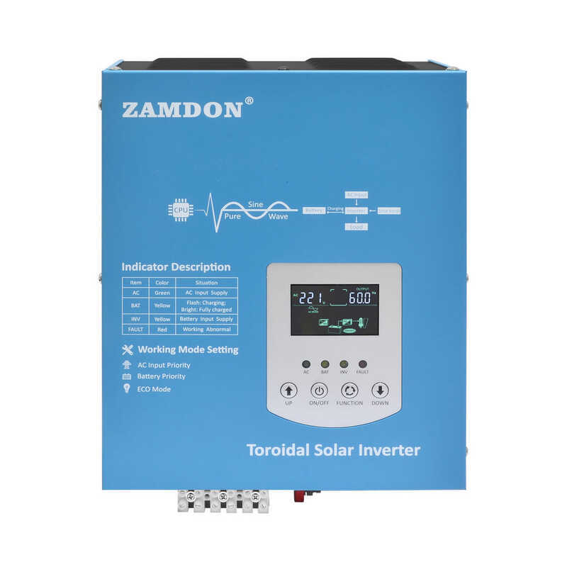 Zamdon Toroidal Off-Grid Solar Inverter 24V1kw | Shopee Philippines