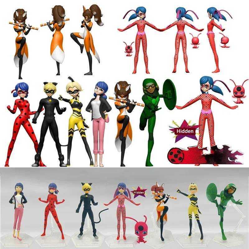 Miraculous Ladybug Super Hero Cat Noir Blind Box Collect Anime Dolls ...
