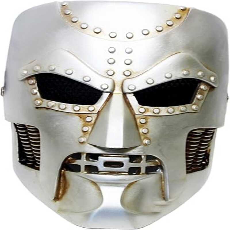 Marvel Series Doctor Doom Mask Movie Merchandise Cosplay Party Costume ...