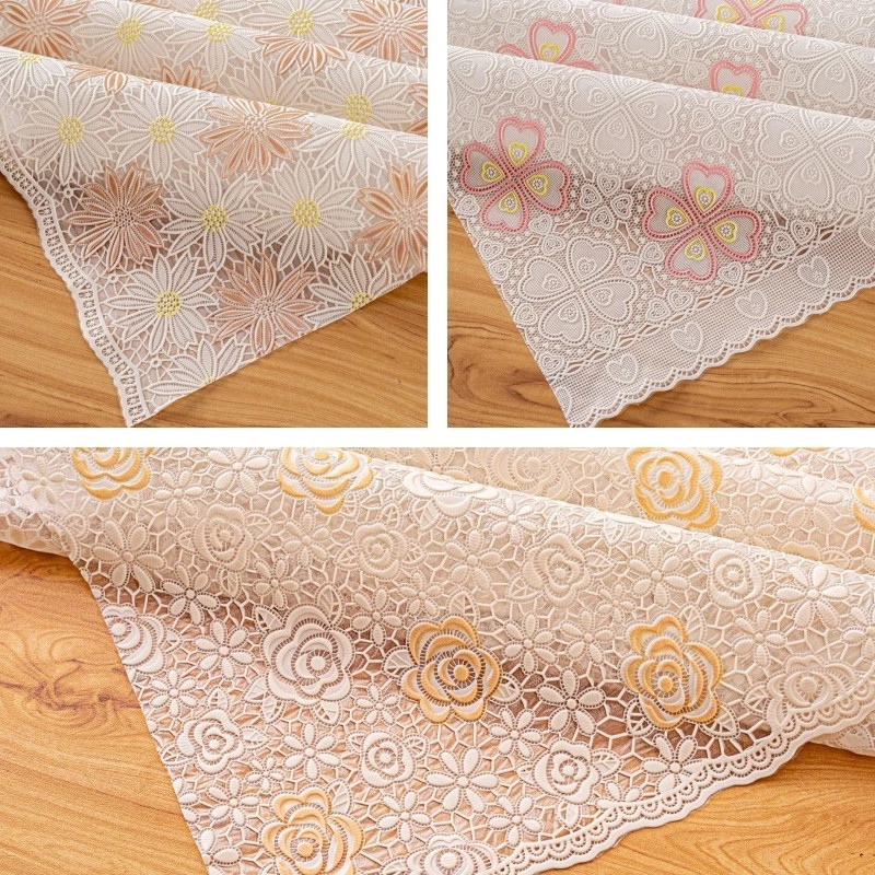 French Style Loop Pattern Knitted Tablecloths Cotton Thread Crochet ...