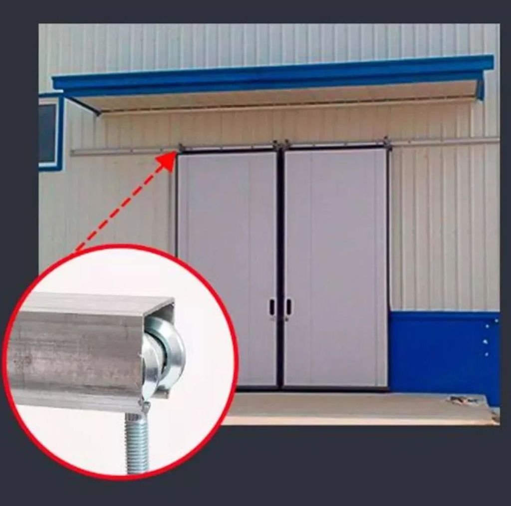 Sliding Door Roller V Groove Hanging Gate Wheel Heavy Duty Steel Double ...
