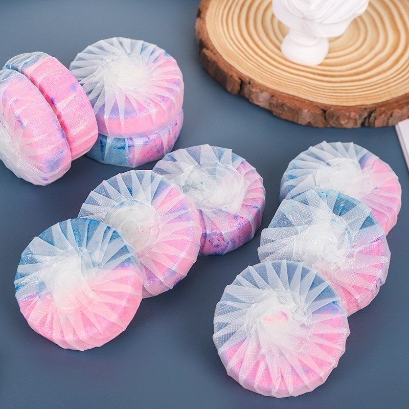 10pcs Toilet Cleaning Tablets Rose Automatic Toilet Bowl Cleaner ...