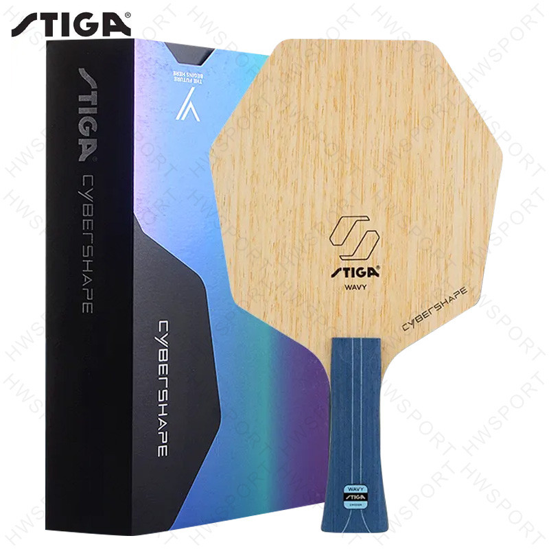 STIGA Wavy Ultra Fibre Table Tennis Blade Professional Carbon Fiber ...