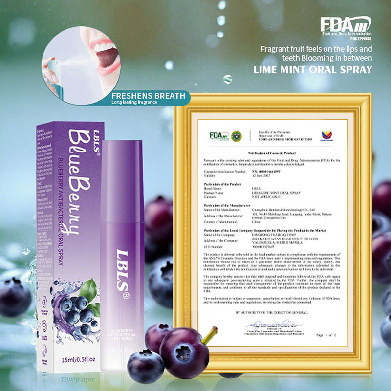 FDA LBLS Antibacterial Oral Spray, Oral Protection for Long-lasting and ...