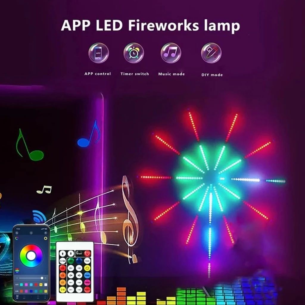 Christmas Lights LED fireworks Fairy Christmas lights outdoor ...